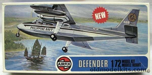 Airfix 1/72 Defender BN-2 / Islander - Philippine Navy / Air Liberia (Monrovia Liberia), 02062-4 plastic model kit